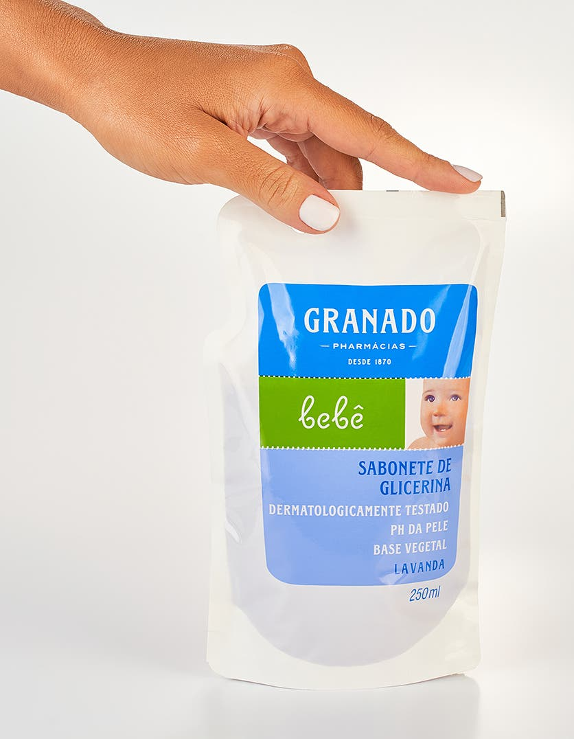 Refil Sabonete Líquido de Glicerina Granado Bebê Lavanda 250ml