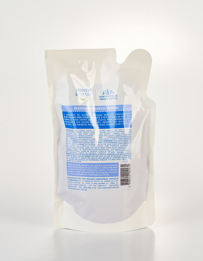 Refil Sabonete Líquido de Glicerina Granado Bebê Lavanda 250ml