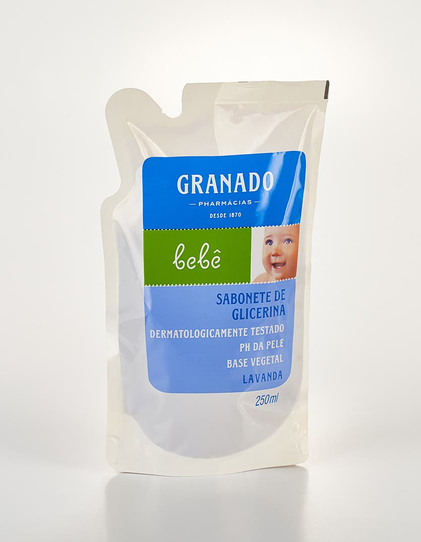 Refil Sabonete Líquido de Glicerina Granado Bebê Lavanda 250ml