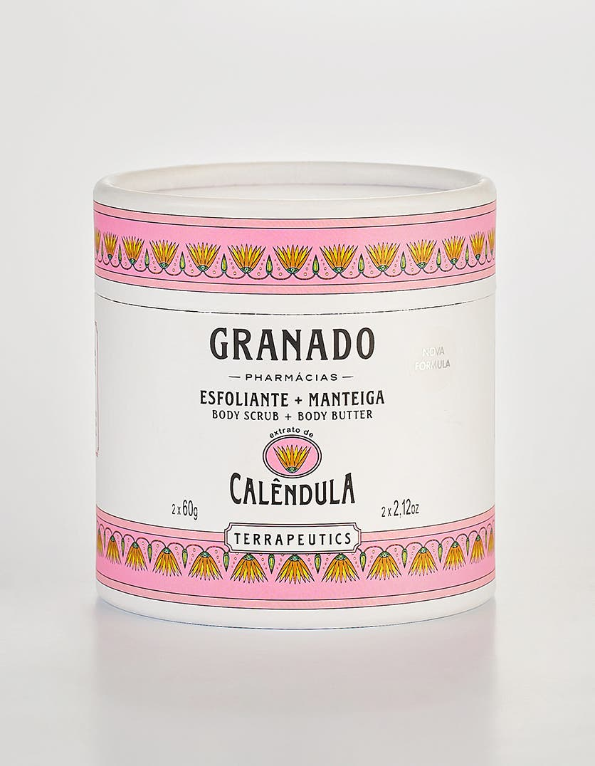Kit Esfoliante + Manteiga Corporal Calêndula Terrapeutics