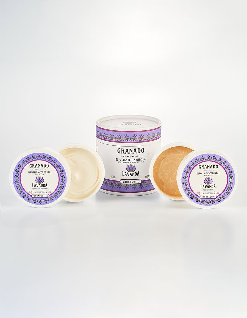 Kit Esfoliante + Manteiga Corporal Lavanda Terrapeutics