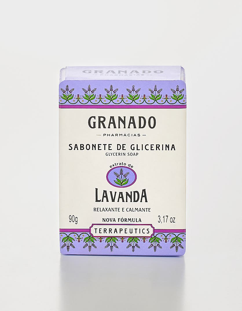 Sabonete em Barra de Glicerina Granado Lavanda 90g
