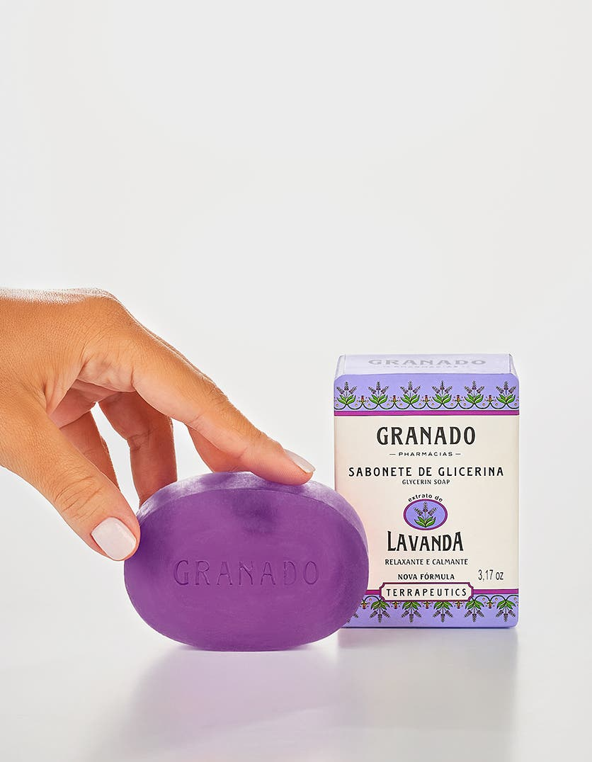 Sabonete em Barra de Glicerina Granado Lavanda 90g