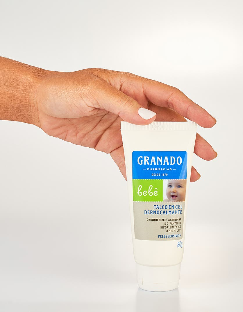 Talco em Gel Dermocalmante Bebê Peles Sensíveis 80g