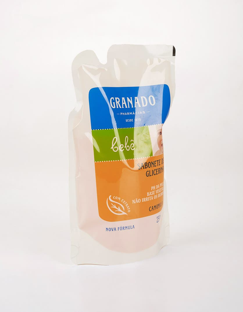 Refil Sabonete Líquido de Glicerina Granado Bebê Camomila 250ml