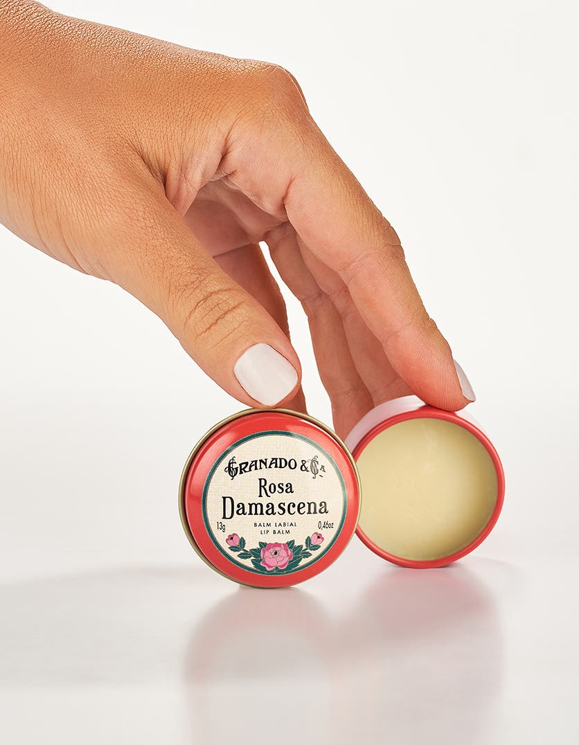 Balm Labial Rosa Damascena 13g