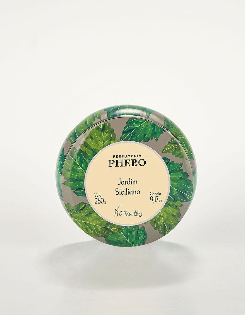 Vela Perfumada Phebo Perfumada Jardim Siciliano 260g