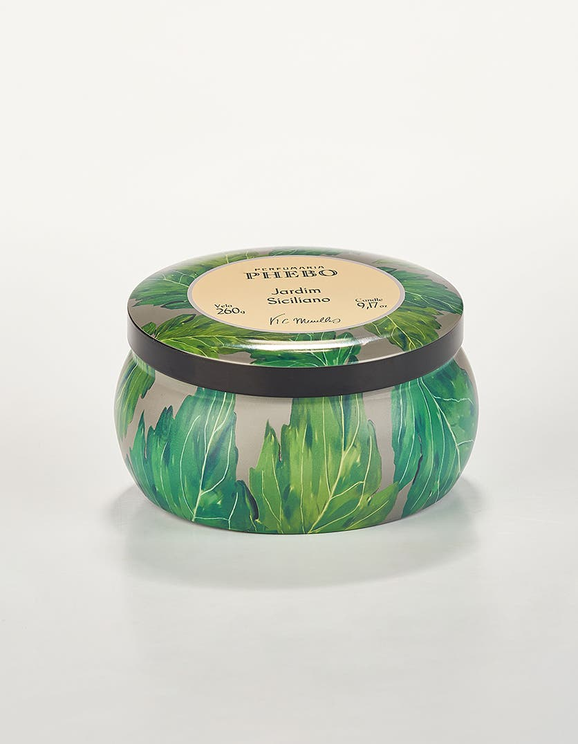 Vela Perfumada Phebo Perfumada Jardim Siciliano 260g