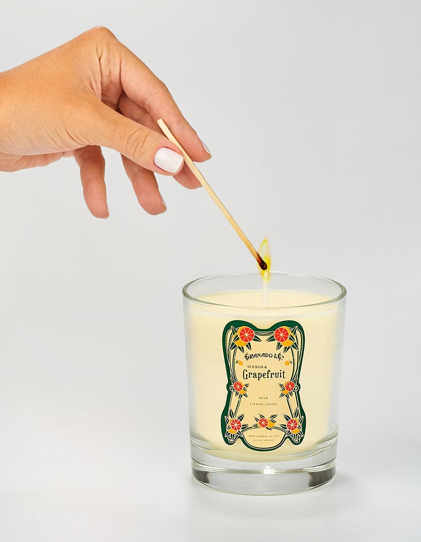 Vela Perfumada Granado Grapefruit & Gerânio 250g