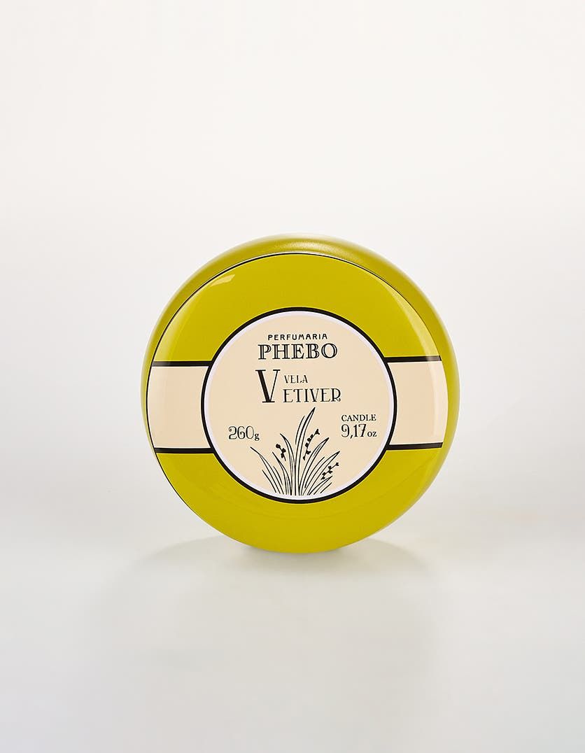 Vela Perfumada Phebo Águas Vetiver 260g