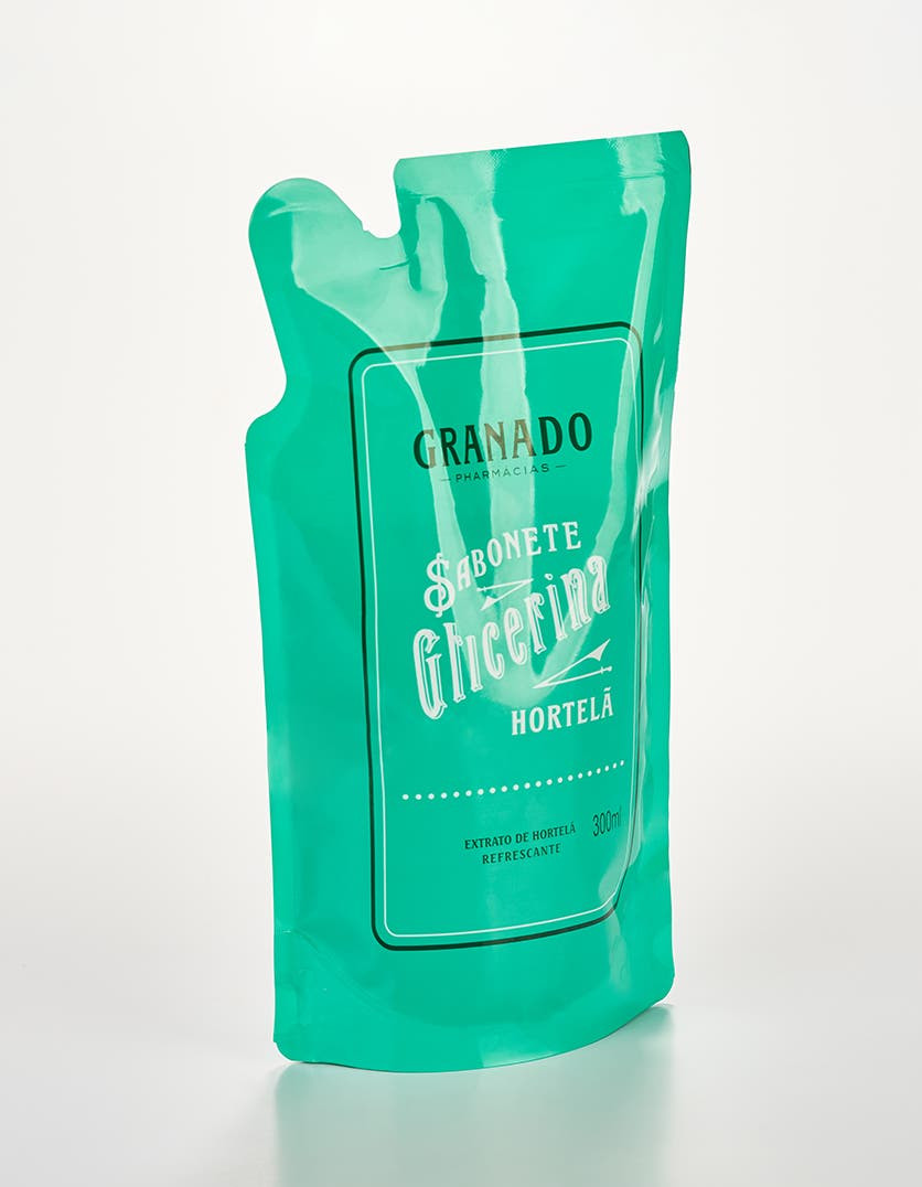 Refil Sabonete Líquido de Glicerina Granado Hortelã 300ml