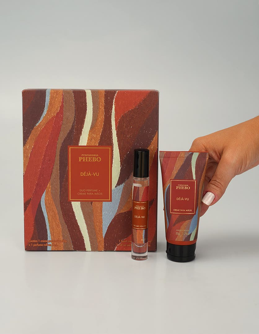 Kit Perfume Roll-On & Creme Mãos Déjà-vu