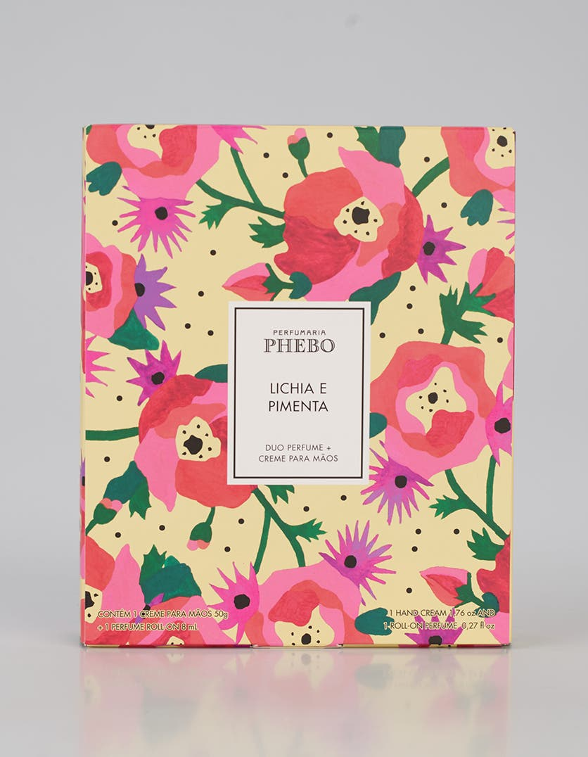 Kit Duo Miniperfume + Creme para Mãos Lichia & Pimenta
