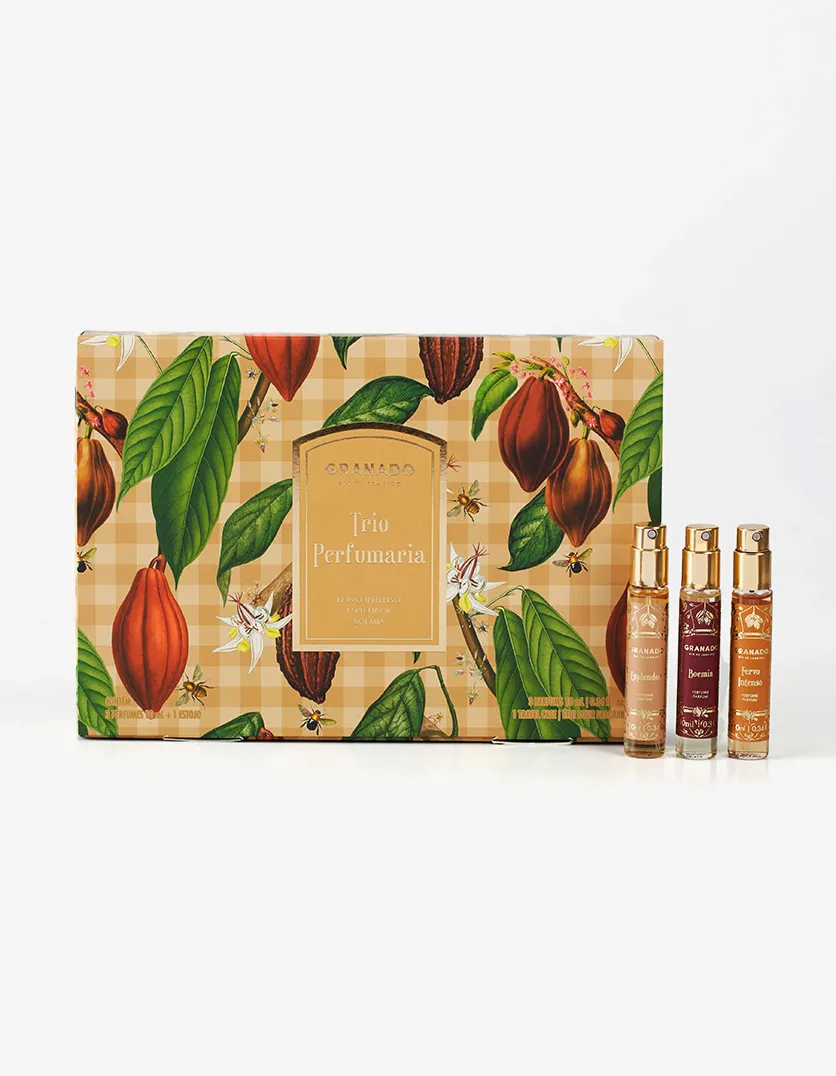 Trio Perfumaria & Estojo Fervo Intenso Picnic