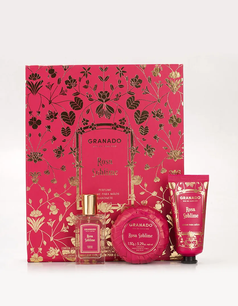 Trio Perfumado Rosa Sublime