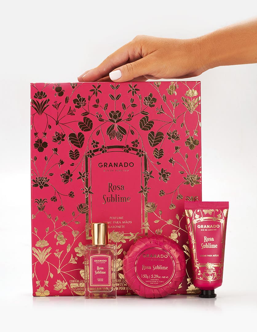 Trio Perfumado Rosa Sublime