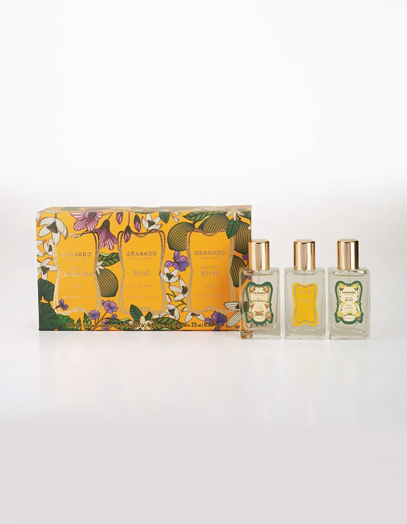 Trio Perfumaria | Neroli, Sândalo e Limão Taiti e Néroli