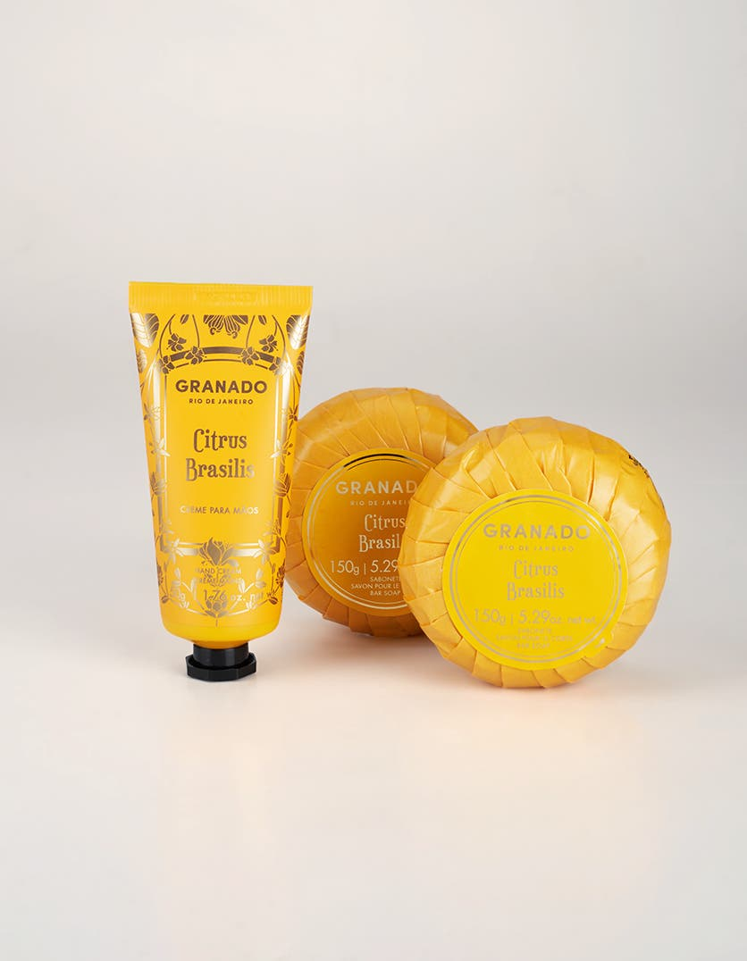 Kit Lata Creme Mãos & Sabonete em Barra Citrus Brasilis