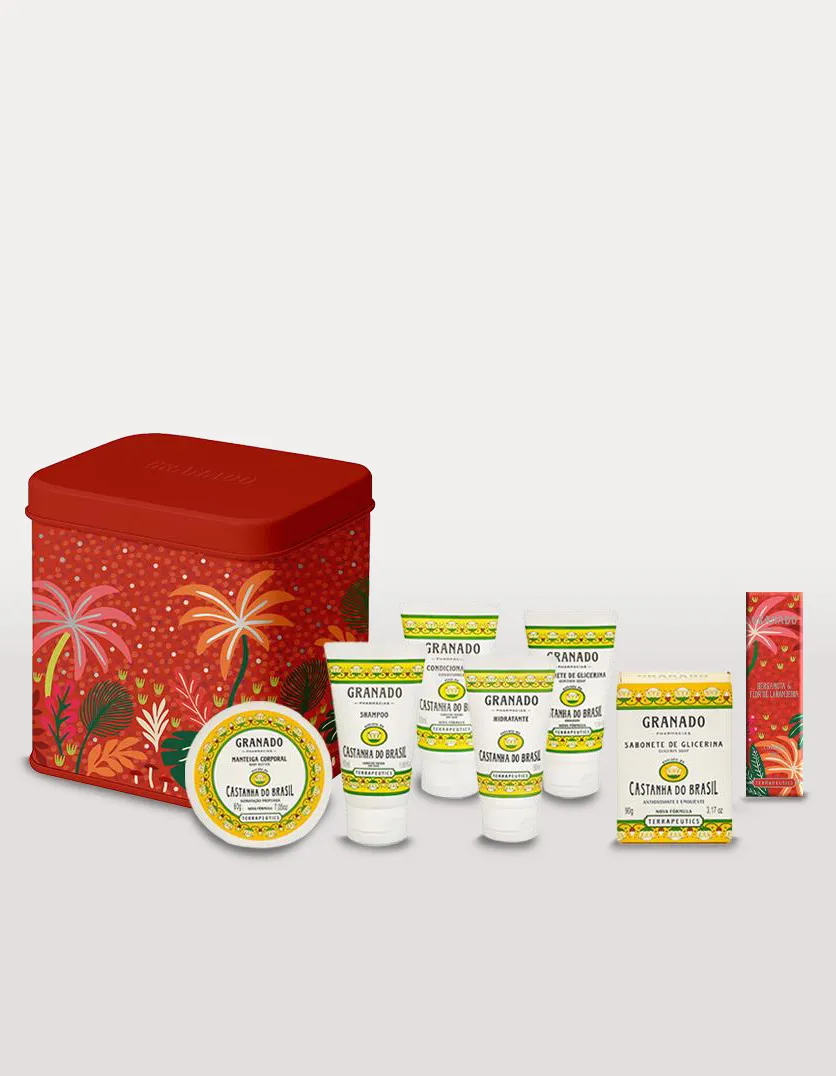 Kit Lata Terrapeutics Bergamota e Flor de Laranjeiras