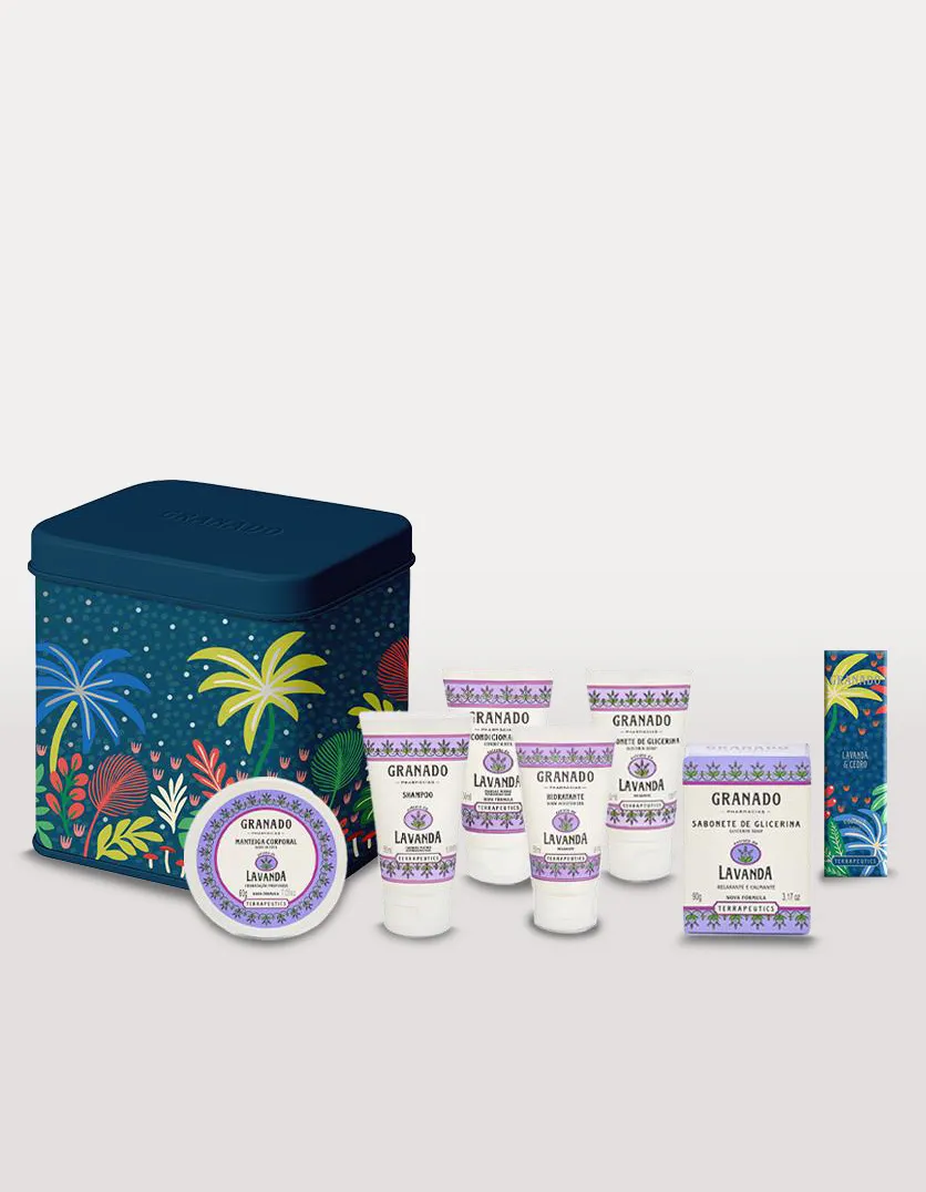 Kit Lata Terrapeutics Lavanda e Cedro