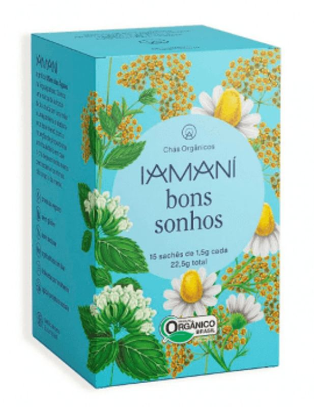 Chá Orgânico Bons Sonhos Iamaní 15 sachês