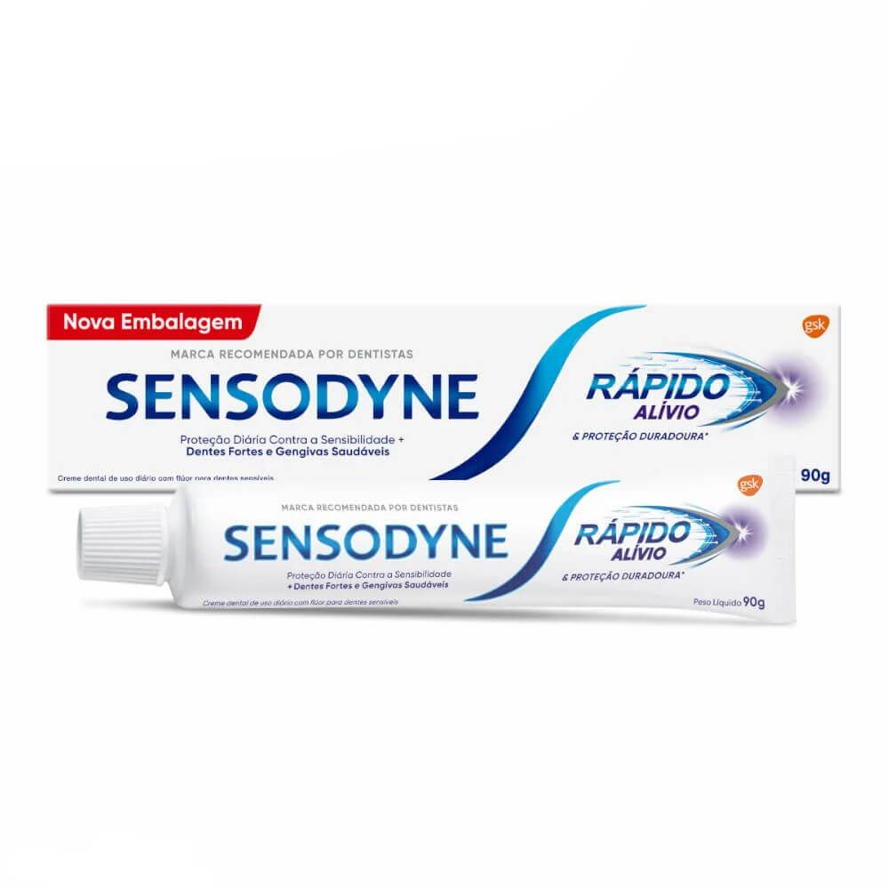 Creme Dental Rápido Alívio Sensodyne 90g