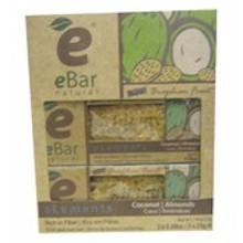 Barra de Cereais EBAR Natural Coco e Amendoas 75g