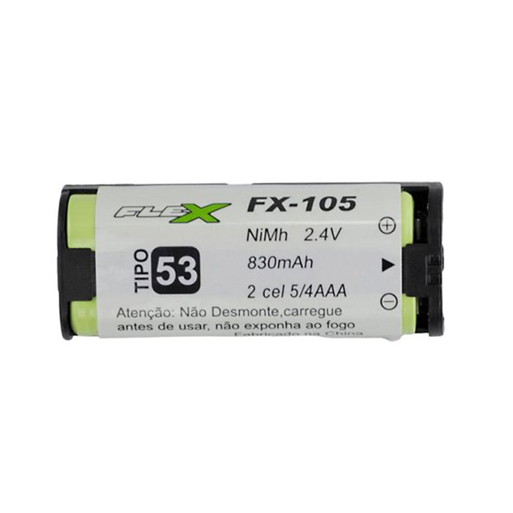 BATERIA TEL.S/FIO 2.4V 830MAH FLEX