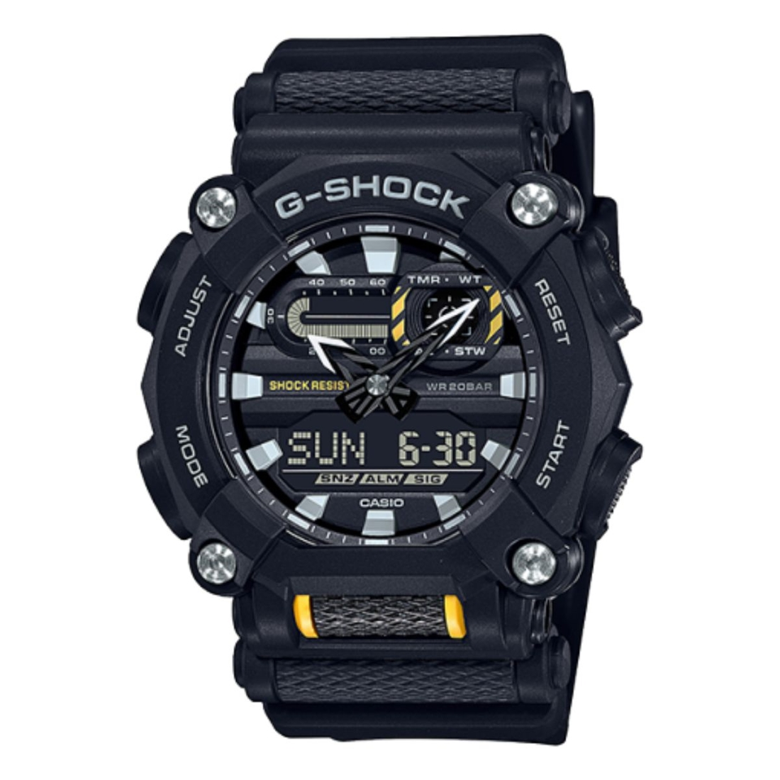 REL G-SHOCK ANADIGI GA-900-1ADR