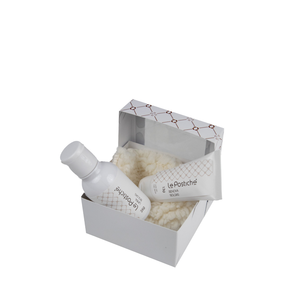 Kit Para Cuidado de Bolsa Limpa e Renova Le Postiche BRANCA UN