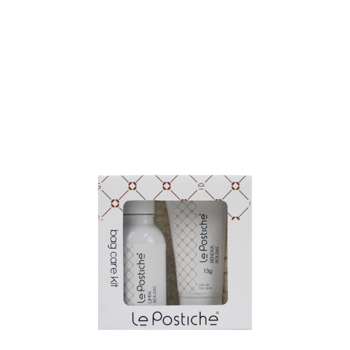 Kit Para Cuidado de Bolsa Limpa e Renova Le Postiche BRANCA UN